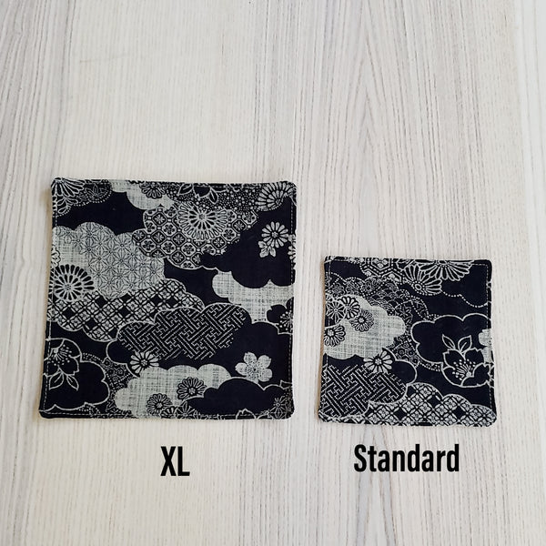 Japanese Cloth Coasters - Crosshatch in 5 Colors