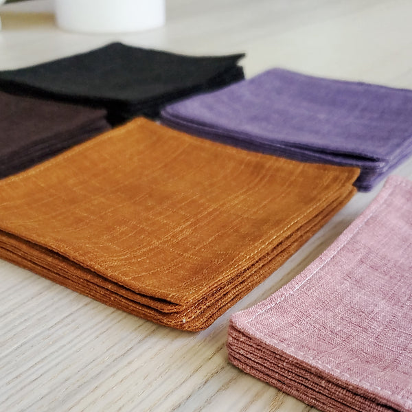 Japanese Cloth Coasters - Crosshatch in 5 Colors